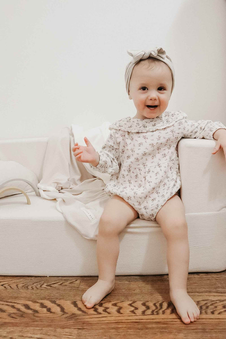 Oat Ribbed Toddler Blanket - GiFTiFY