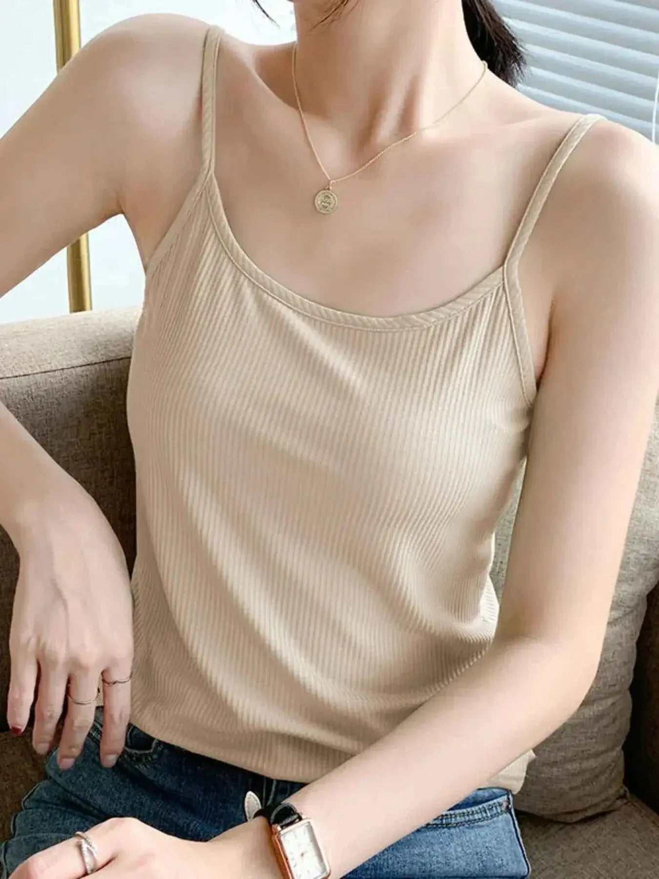 Plus Size Scoop Neck Cami Top