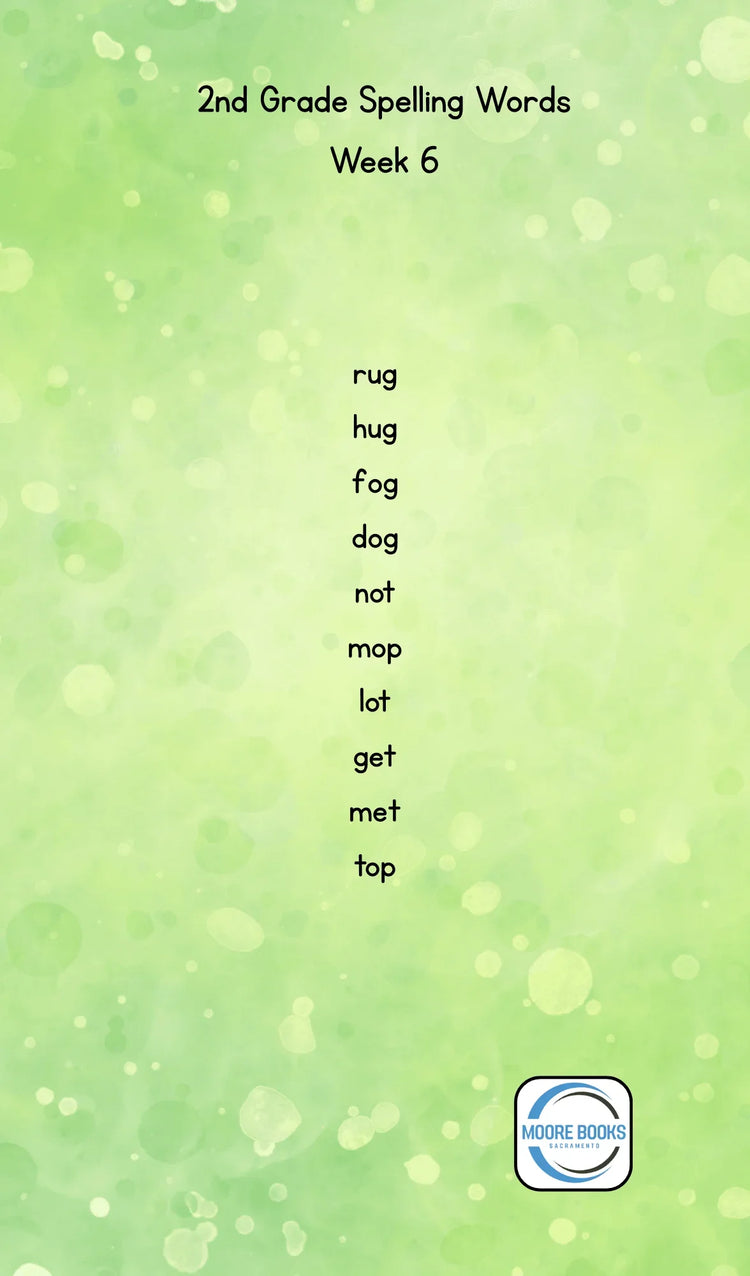 2nd Grade Spelling Lists - Printable! - GiFTiFY