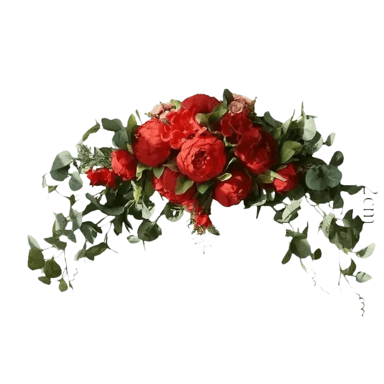 30-inch Artificial Peony Eucalyptus Swag - GiFTiFY