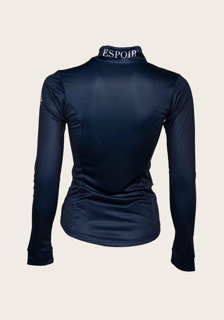 On Sale Espoir Lumiere Eternal Collection Navy Quarter Zip Sun Shirt - GiFTiFY