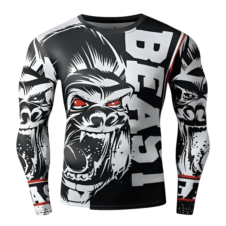 3D Digital Printing Holiday Atmosphere Round Neck Long-sleeved Shirt - GiFTiFY