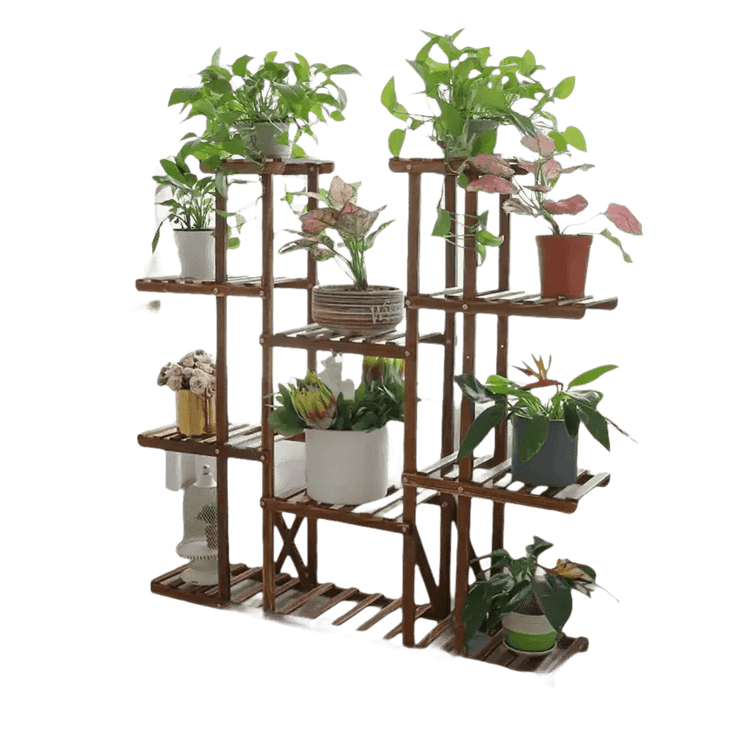 46in Height Wood Flower Rack Holder Plant Stand - GiFTiFY