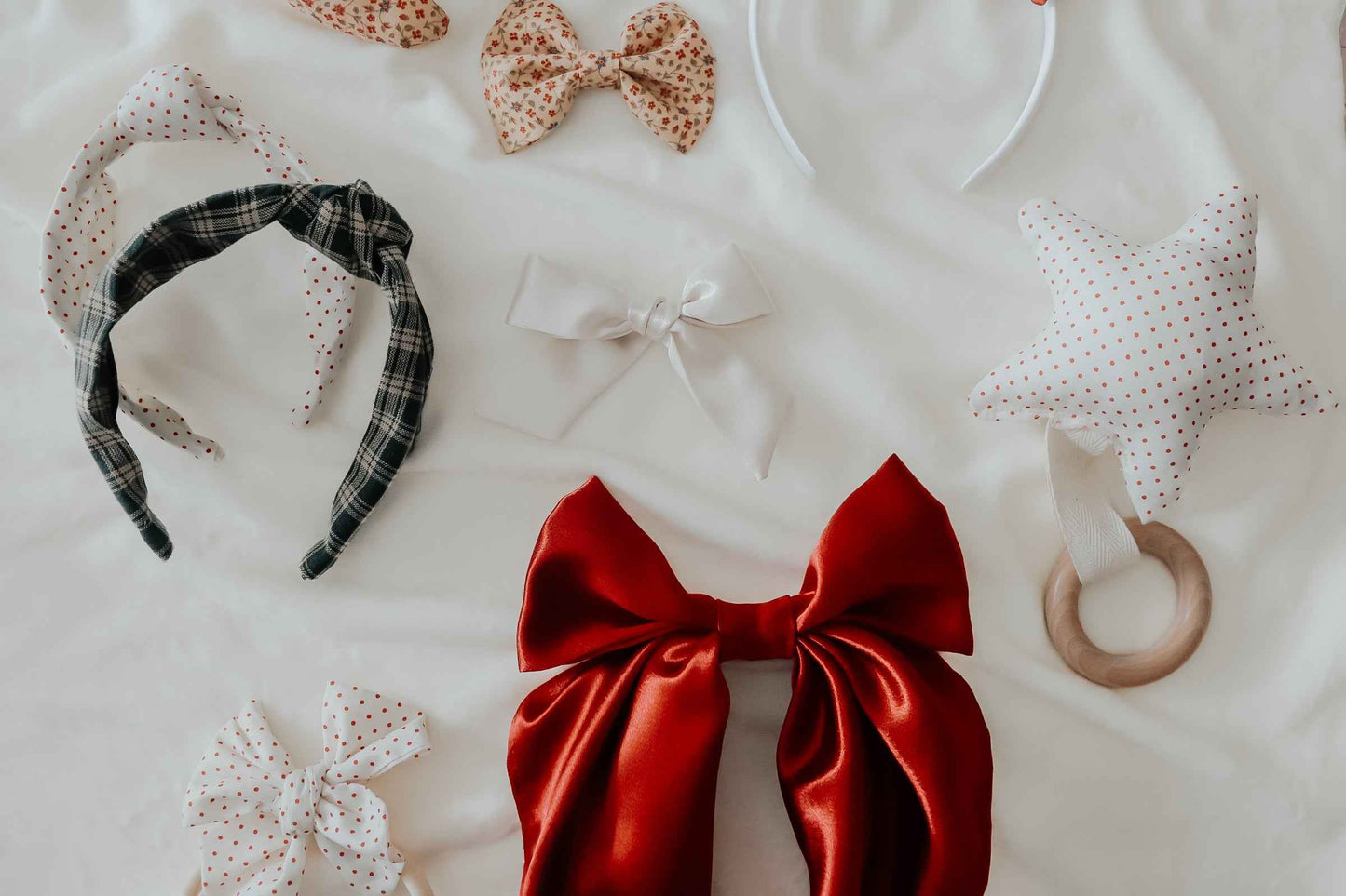 Berry Large Bow Clip