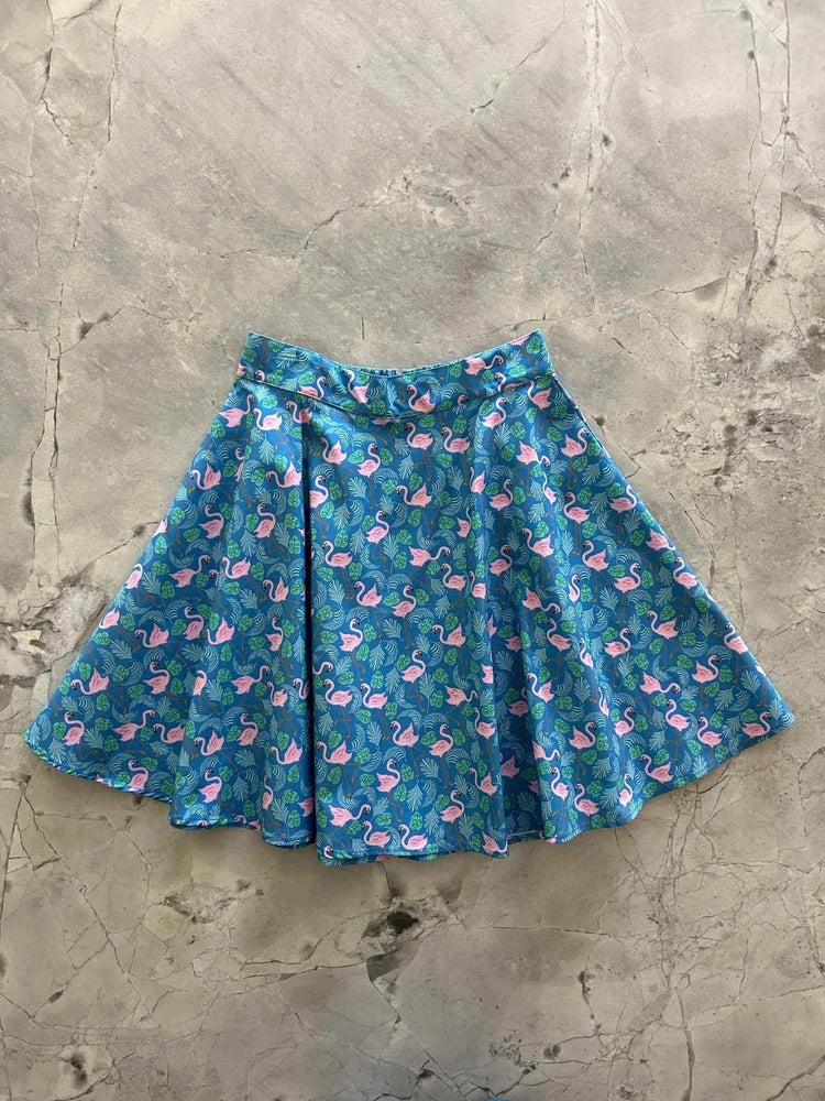 Flamingo Skater Skirt - GiFTiFY