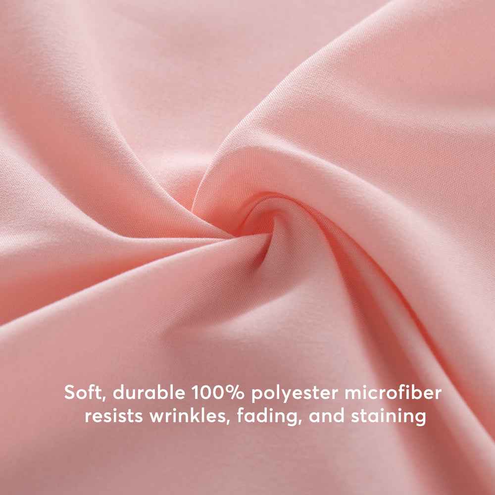Kasentex All Season Deep Pocket Fitted Sheet Set with Pillowcases, Room Decor, Graduation Gifts