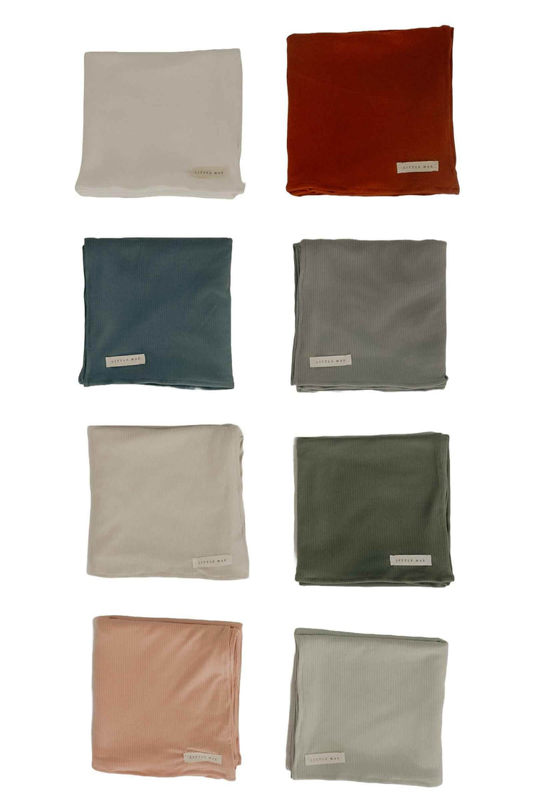 Dove Ribbed Stretch Swaddle - GiFTiFY