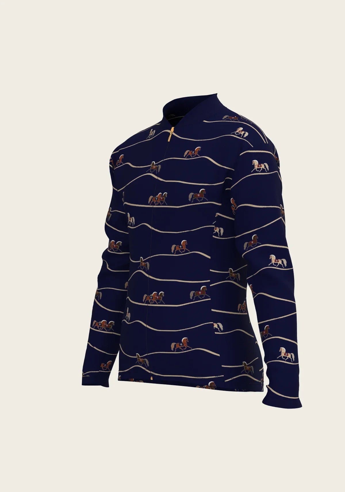 Navy Cheval Children's Long Sleeve Shirt