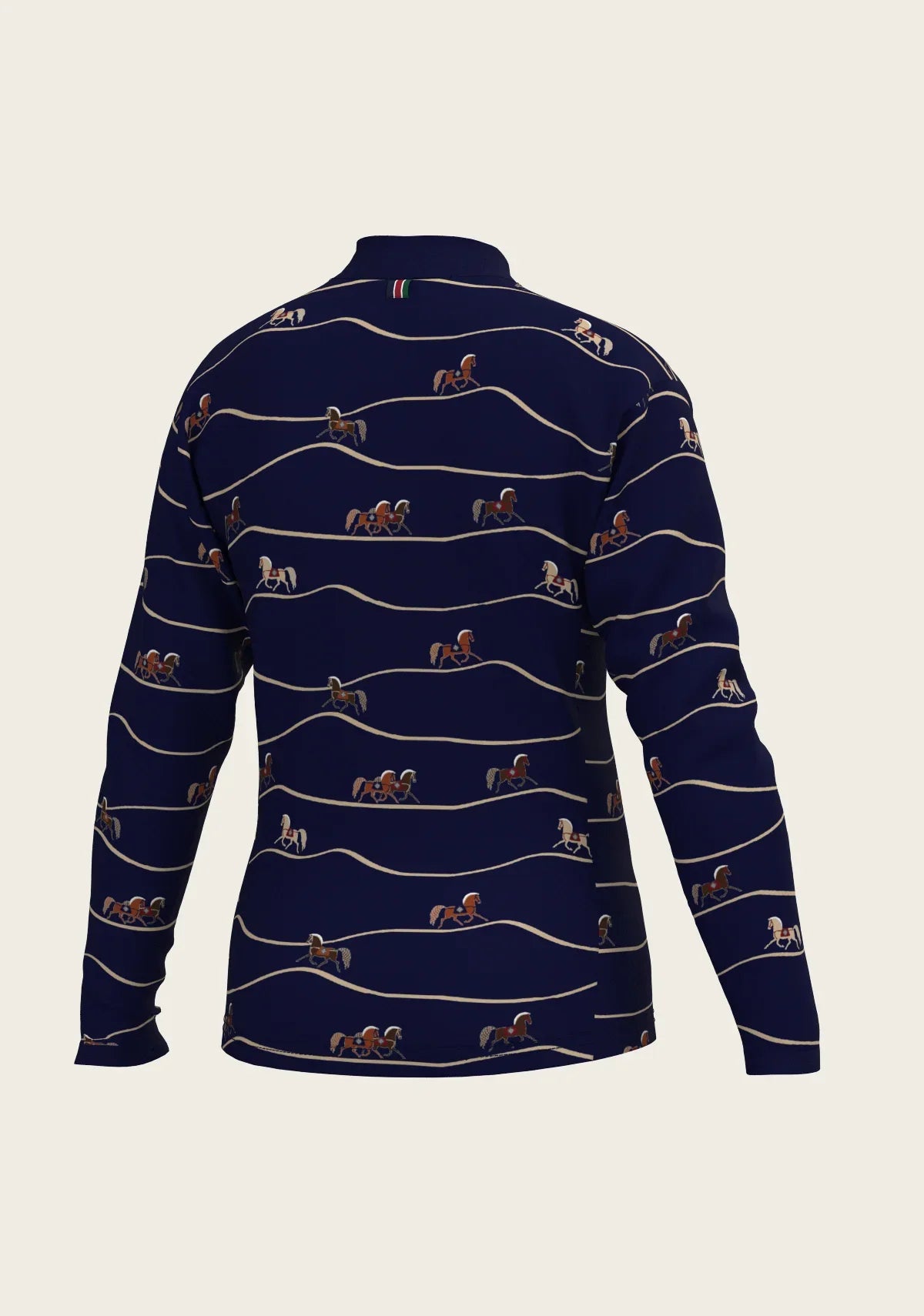 Navy Cheval Children's Long Sleeve Shirt