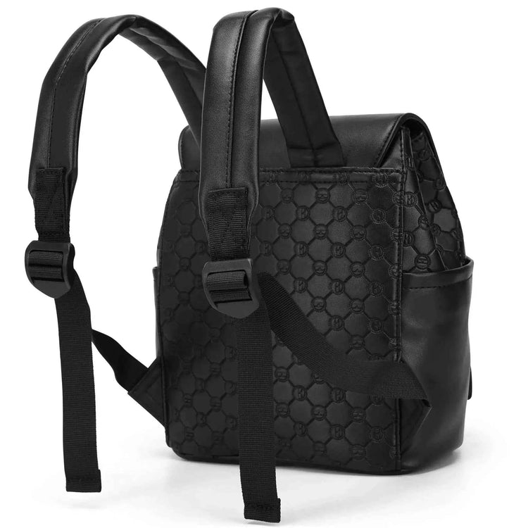 Compass 10L Vegan Leather Monogram Mini Backpack - GiFTiFY