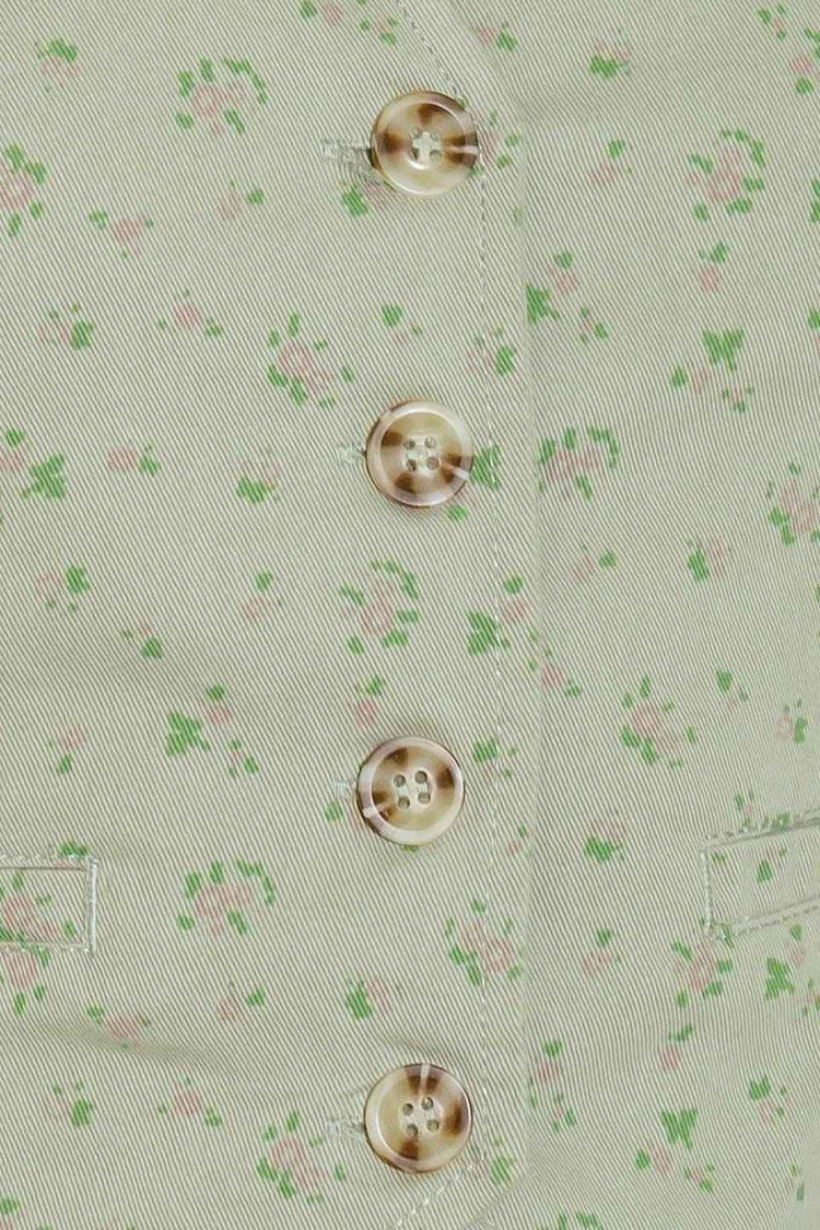 DRIFTING CURRENTS OLIVE WOVEN VEST - GiFTiFY