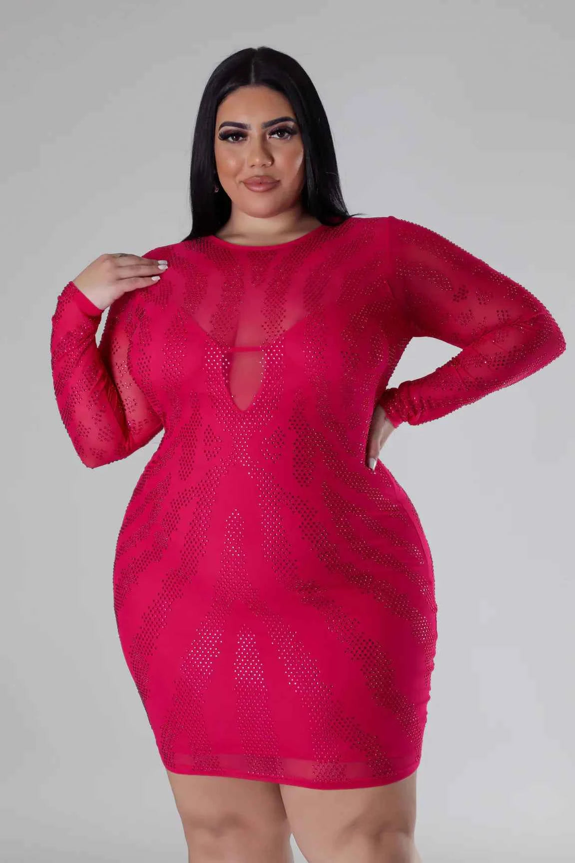Always Involved Dress - Plus Size