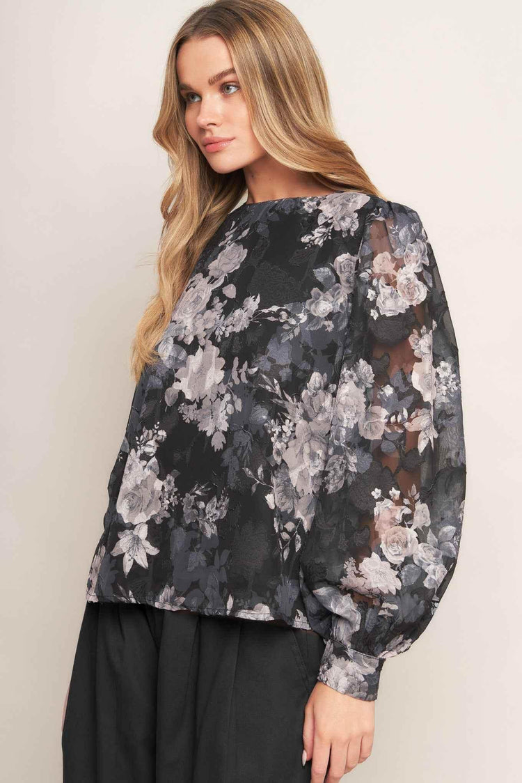 RUNAWAY HEARTS WOVEN TOP - GiFTiFY