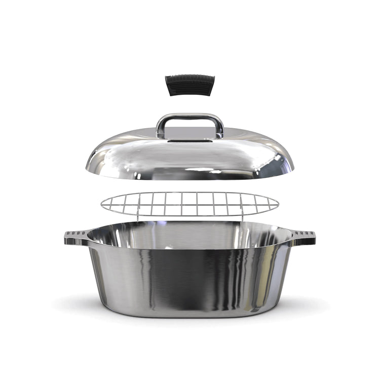 Oval Dutch Oven with Lid - 8 Quart (13 Inch) - GiFTiFY