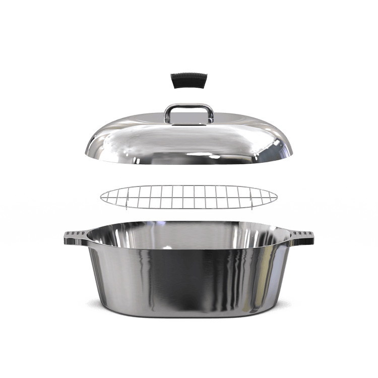 Oval Dutch Oven with Lid - 12.6 Quart (18 Inch) - GiFTiFY