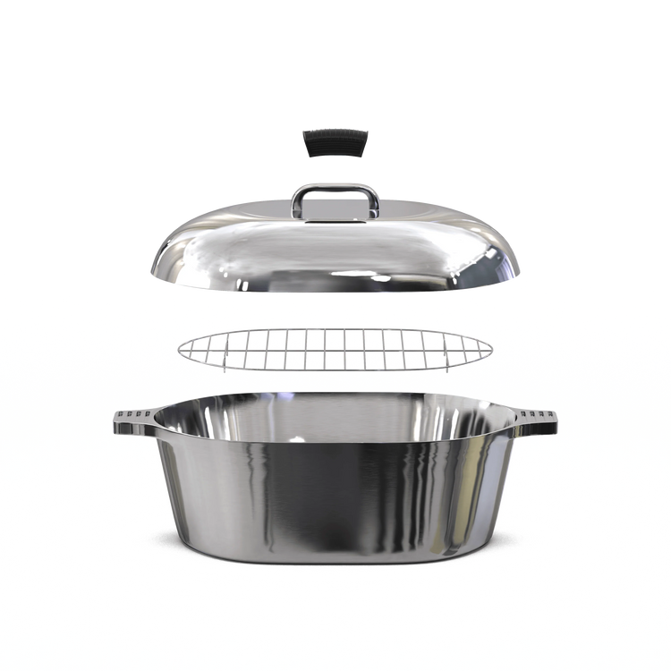 Oval Dutch Oven with Lid - 12.6 Quart (18 Inch) - GiFTiFY