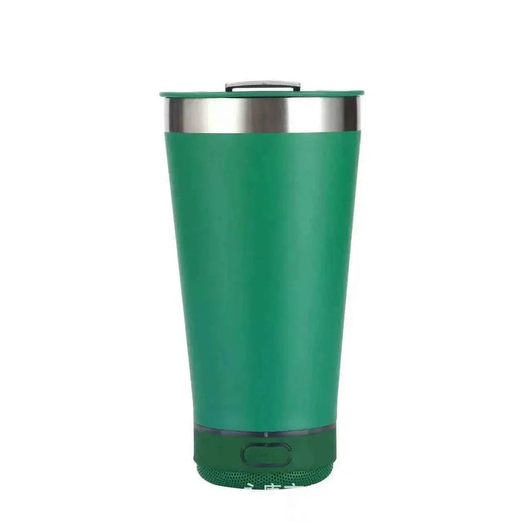 16oz smart bluetooth speaker car portable car cup creative bottle opener stainless steel thermos cup - GiFTiFY