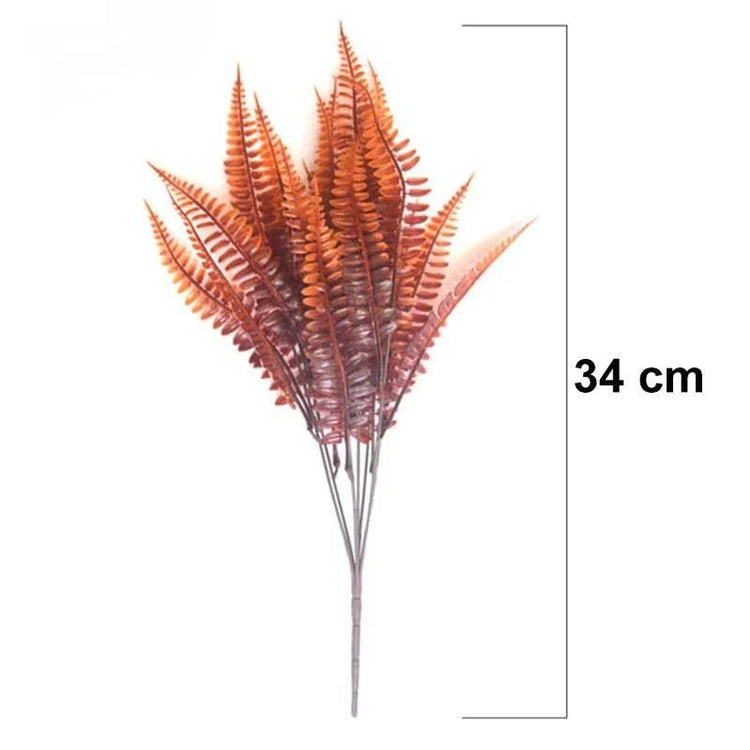 1PC Handmade Plants Artificial Ferns Green Leaves Simulated Flowers Outdoor Wedding Office Homes Dining Table Courtyard Decor - GiFTiFY