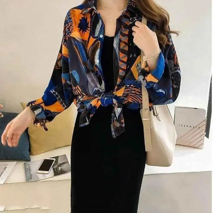 Chic Loose Chiffon Shirt for Women - GiFTiFY