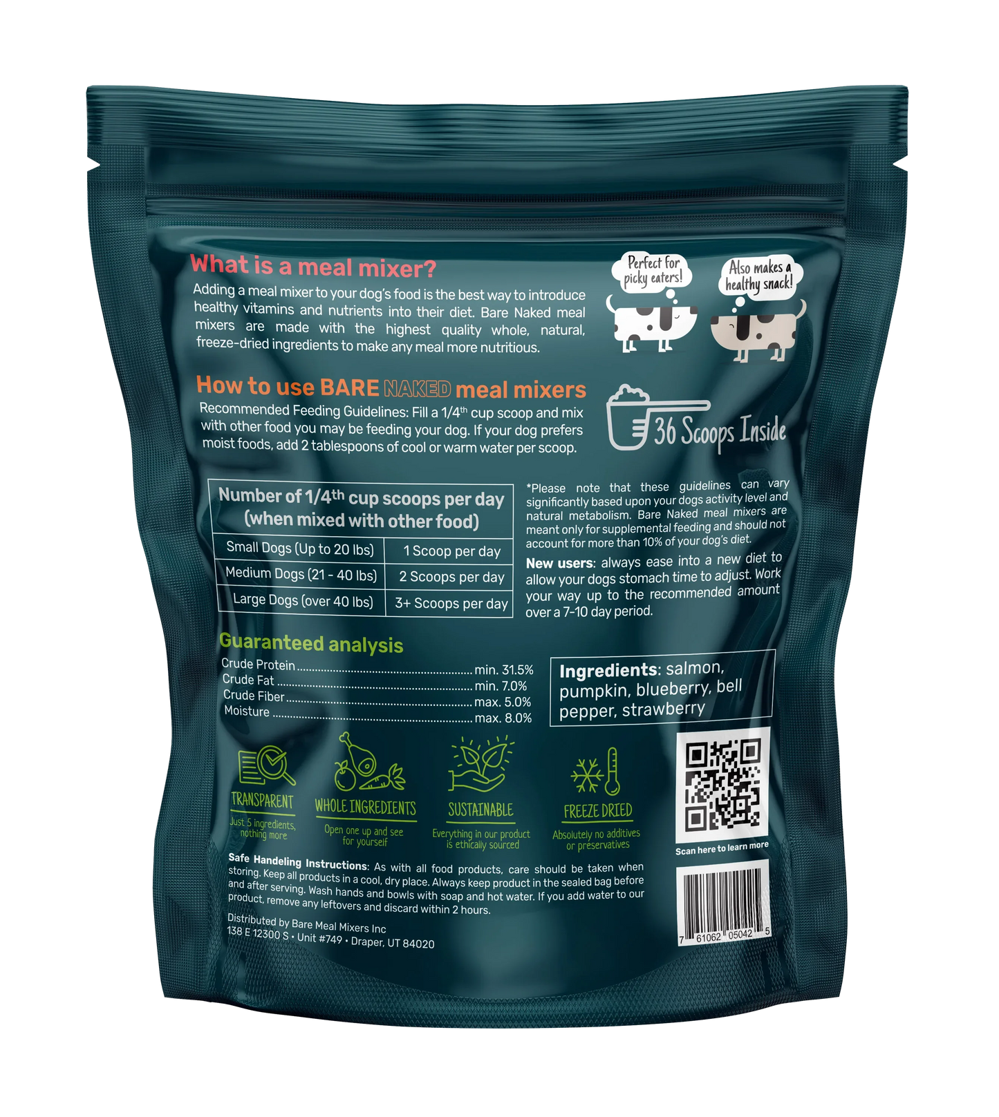 Salmon Mixer - 12oz Bare Naked Pet Co.