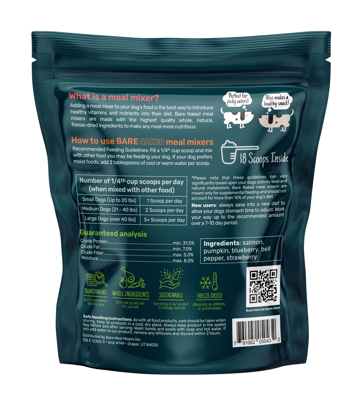 Salmon Mixer - 6oz Bare Naked Pet Co.