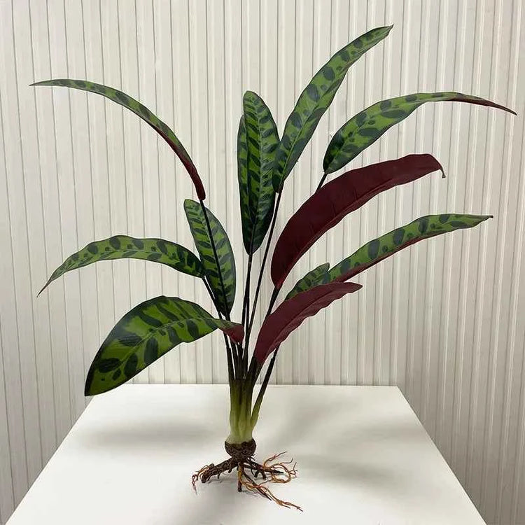 Large Lotus Leaves with Roots Plant Artificial Green Home Landscape Garden Decor Simulation Plants Wedding Party Table Decor