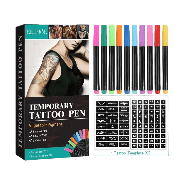 Eelhoe Temporary Tattoo Pen Set - GiFTiFY
