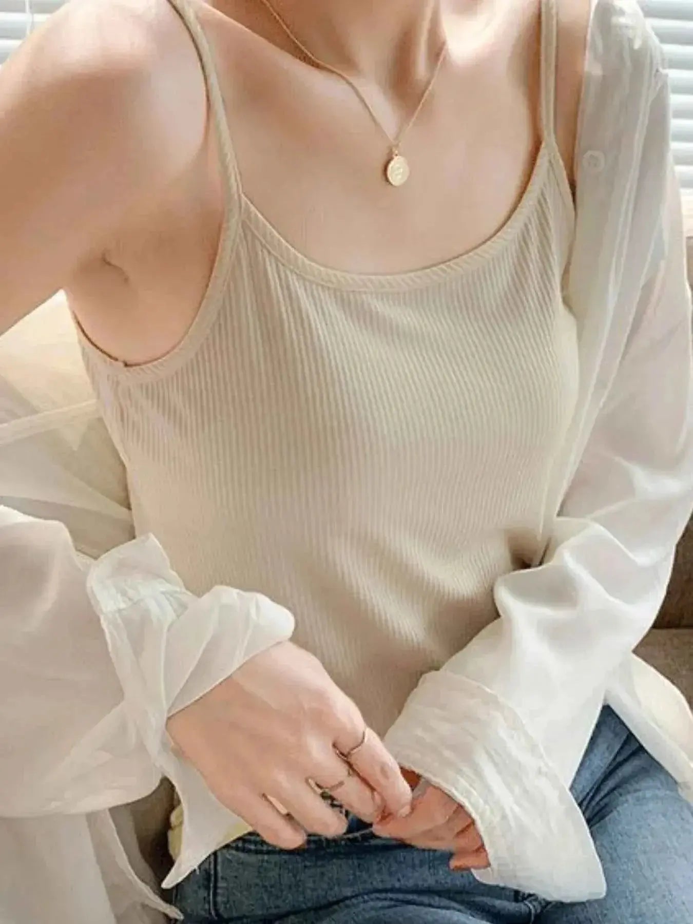 Plus Size Scoop Neck Cami Top