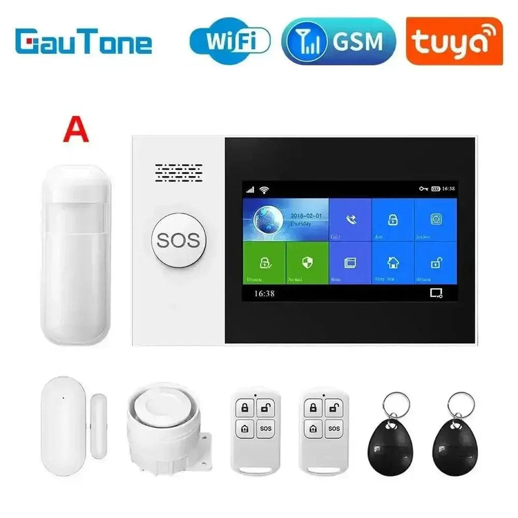 Home Security System with PIR Motion Sensor and Door Sensor - GiFTiFY