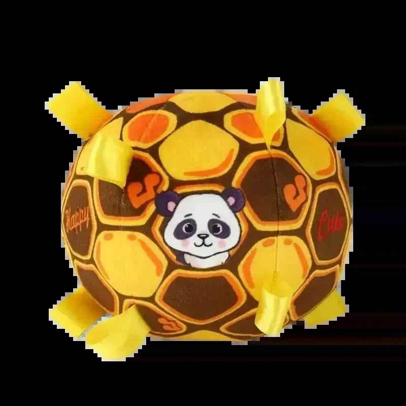 Interactive Ball Dog Toy For Aggressive Chewers Training Decompress Bite Resistant Plush Handle Dog Toys With Bells Pet Supplies - GiFTiFY