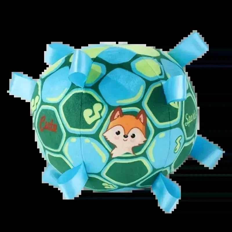 Interactive Ball Dog Toy For Aggressive Chewers Training Decompress Bite Resistant Plush Handle Dog Toys With Bells Pet Supplies - GiFTiFY
