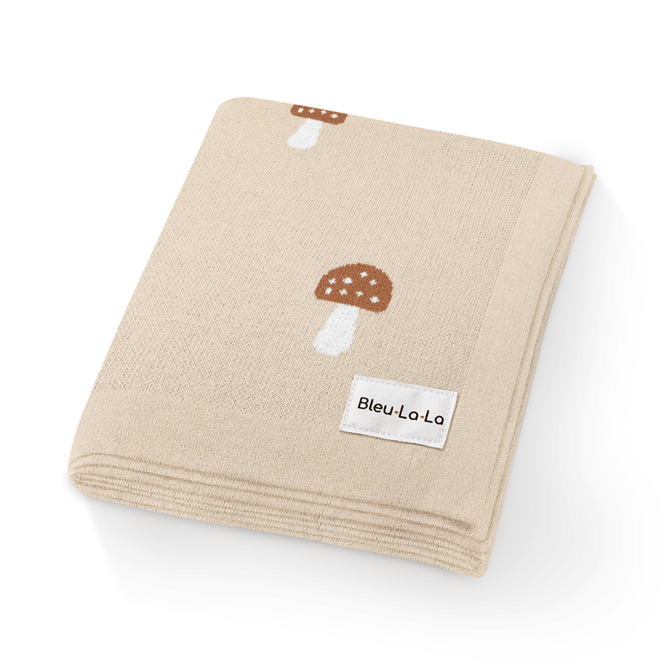 Whimsy Collection - Luxury 100% Cotton Knit Swaddle Baby Blanket - GiFTiFY