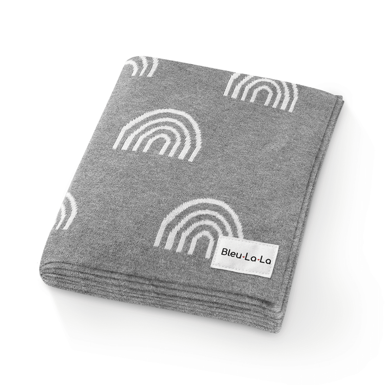 Whimsy Collection - Luxury 100% Cotton Knit Swaddle Baby Blanket - GiFTiFY