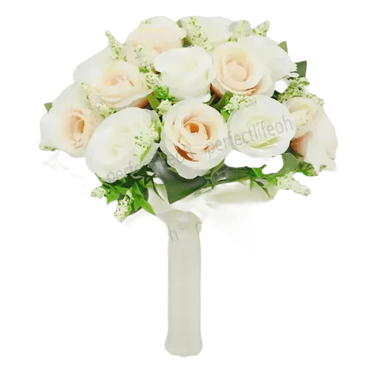 Peach Rose Wedding Bouquet - GiFTiFY