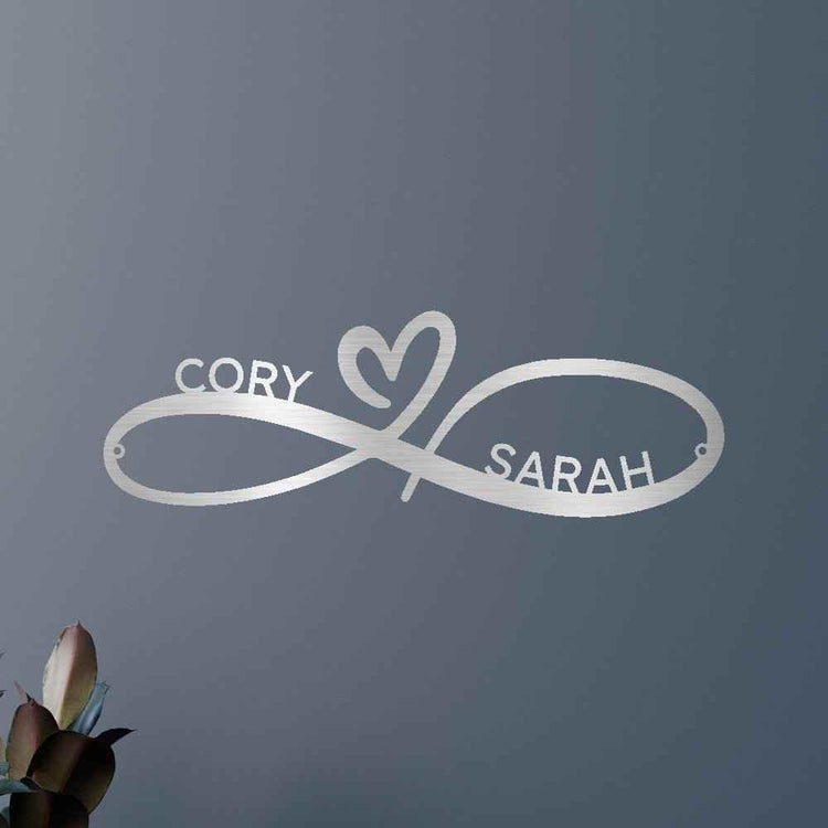 Wedding Gift Couples Personalized Gifts - Custom Metal Sign - GiFTiFY