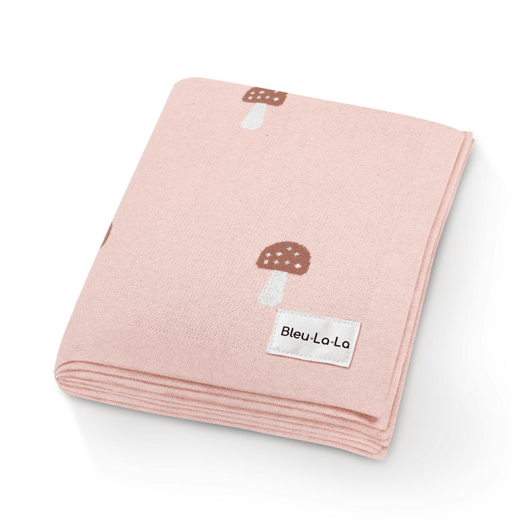 Whimsy Collection - Luxury 100% Cotton Knit Swaddle Baby Blanket - GiFTiFY