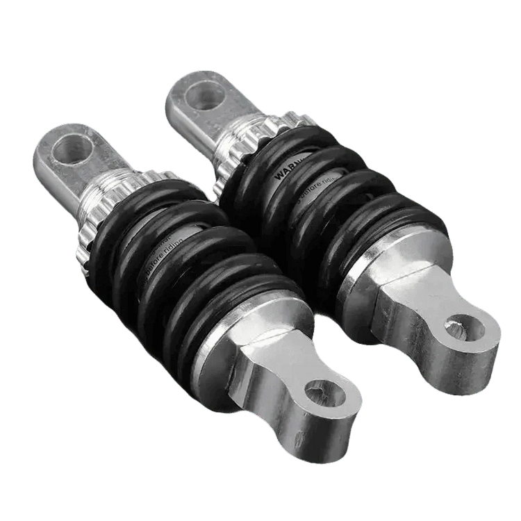 Red Silver Motorcycle Shock Absorber Rear Suspension - GiFTiFY