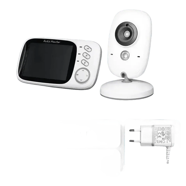 Video Baby Monitor with Two-Way Audio and Temperature Display US Plug - GiFTiFY