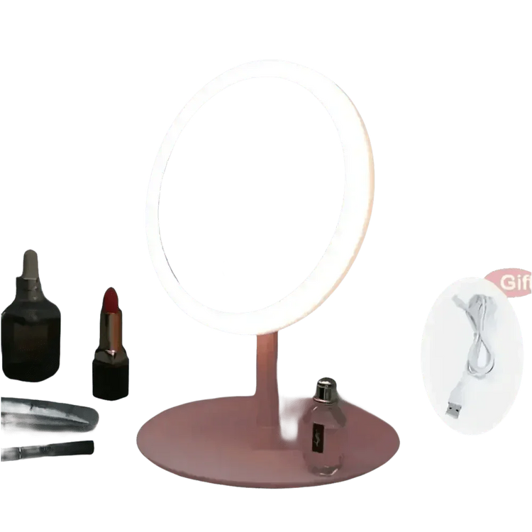 White LED Daylight Makeup Mirror USB Battery - GiFTiFY