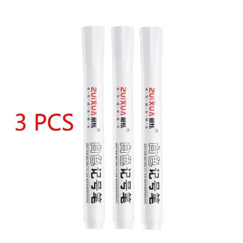 White Oily Marker Pen Set - GiFTiFY