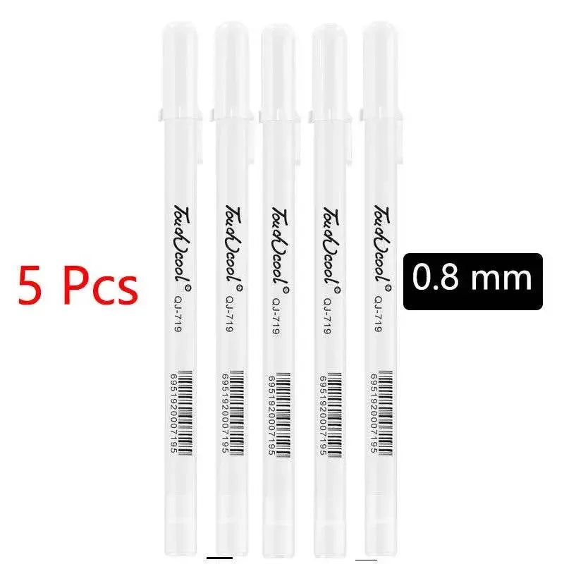 White Oily Marker Pen Set - GiFTiFY