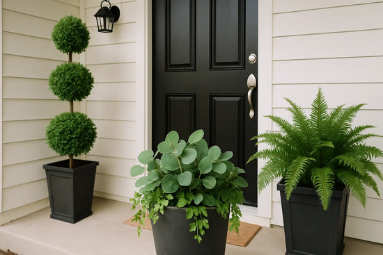Faux Greenery for Front Porch That Lasts