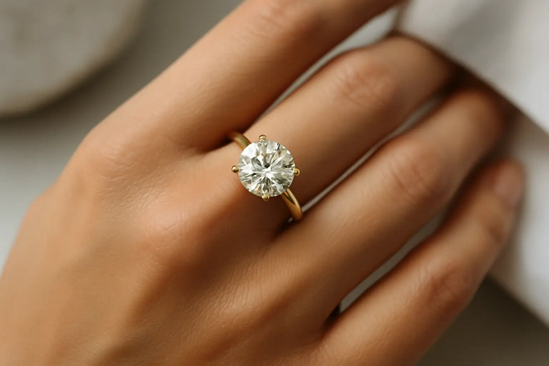 14K Moissanite Engagement Ring Review