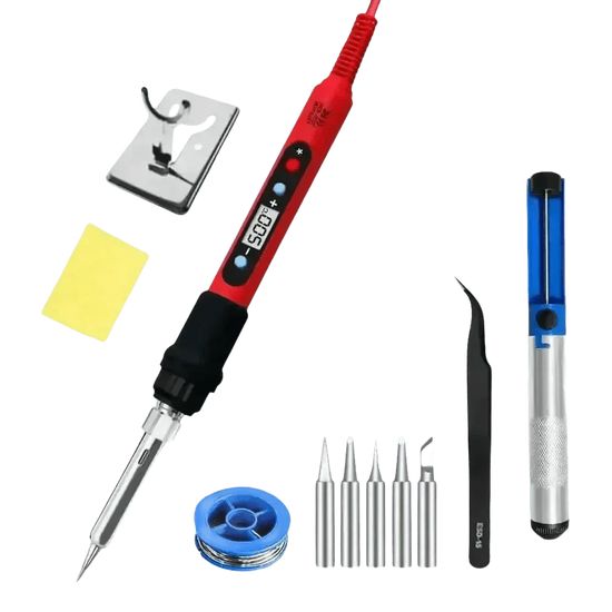 80W Soldering Iron Kit Adjustable Temperature LCD Solder Soldering Irons by Shenzhen Lefavor tool's 