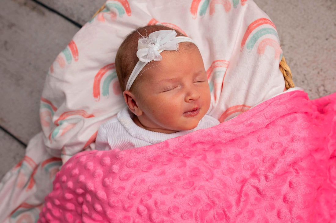 Colorful Creations Minky Blanket by Growing Sprouts