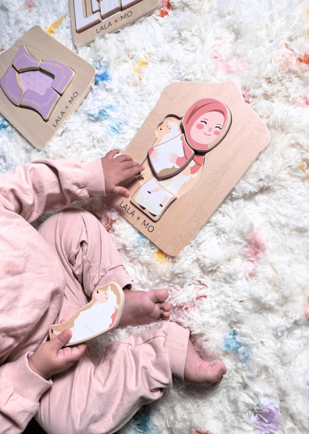 Chunky Islamic Block Puzzles (Set of FOUR) by Lala + Mo