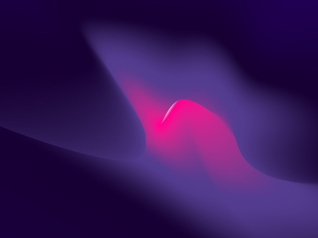 abstract purple and pink gradient waves
