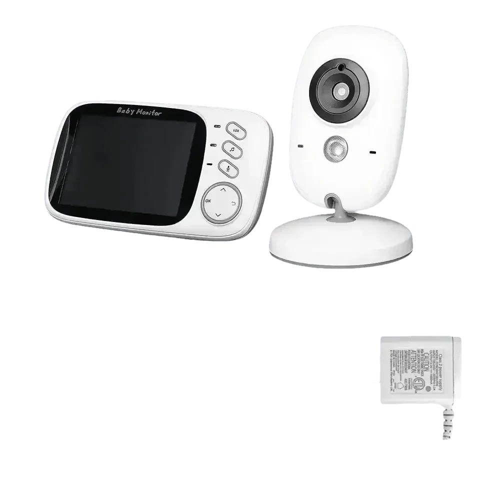 Video Baby Monitor with Two-Way Audio and Temperature Display US Plug Baby Monitors by Eye4U Officia