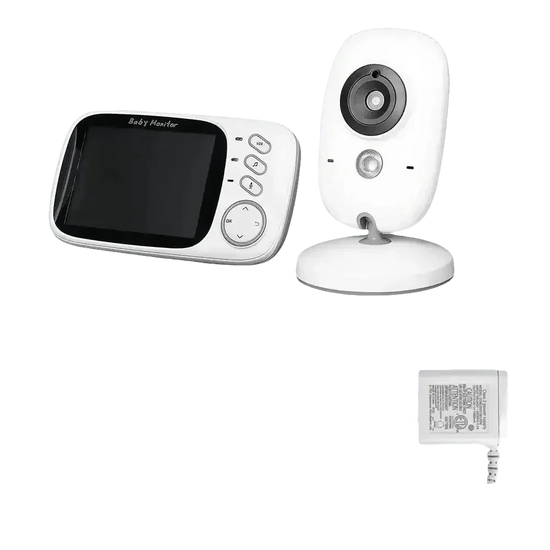 Video Baby Monitor with Two-Way Audio and Temperature Display US Plug Baby Monitors by Eye4U Officia