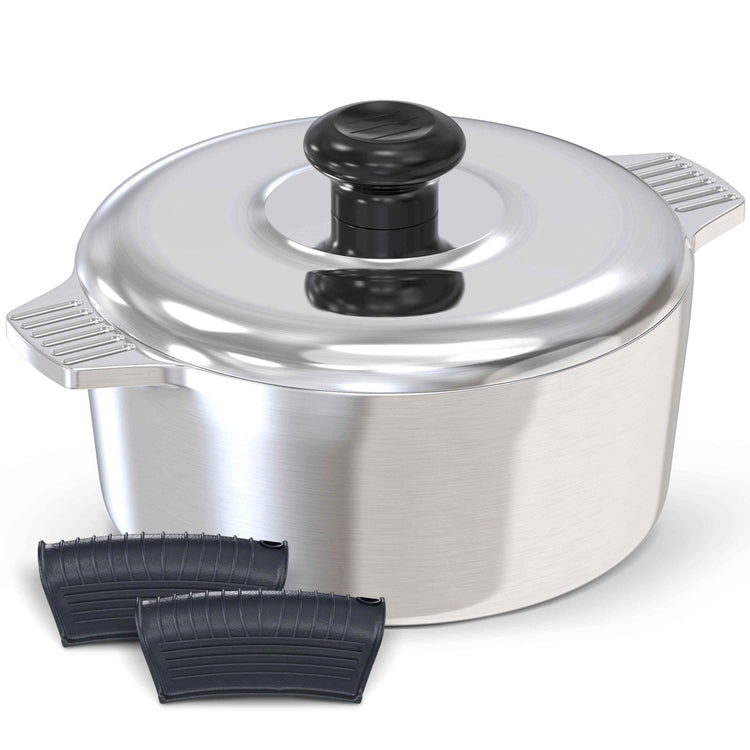 3 Quarts Round Dutch Oven with Lid - GiFTiFY